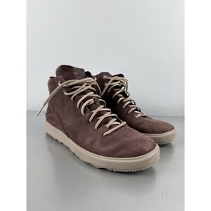 Merrell Burgundy Chukka Boots Womens 9.5 Around Town Lace Up Huckleberry Leather